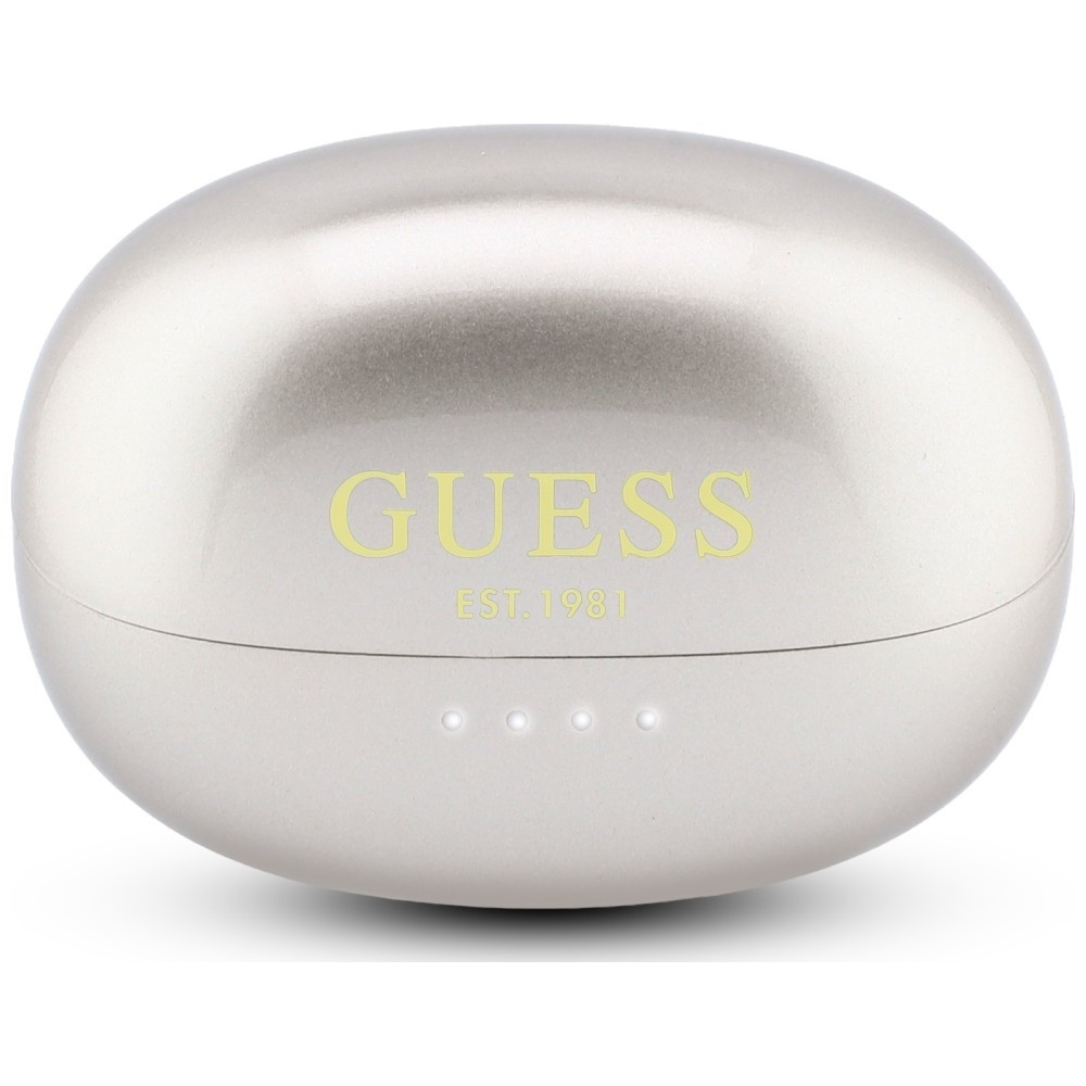 Kryt Guess Wireless headphones OWS Metallic Finish Electropated Parts Classic Logo gold