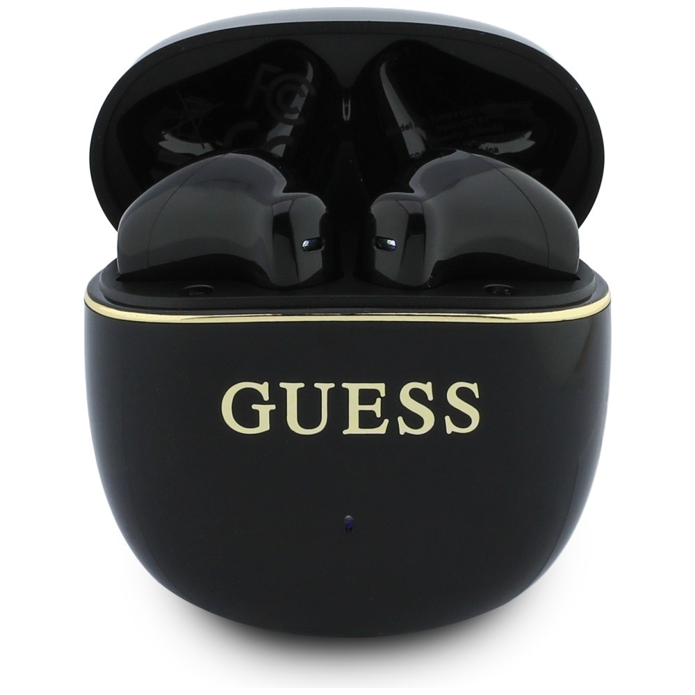 Kryt Guess Wireless headphones OWS Glossy Gold Line Classic black
