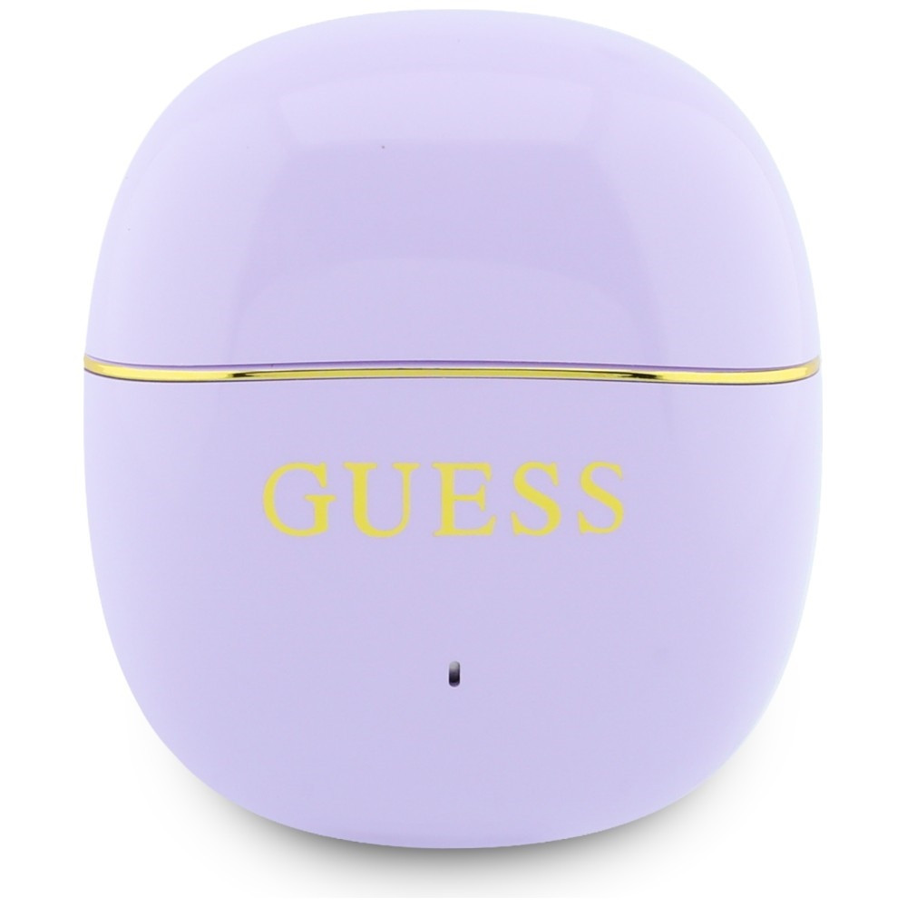 Kryt Guess Wireless headphones OWS Glossy Gold Line Classic purple