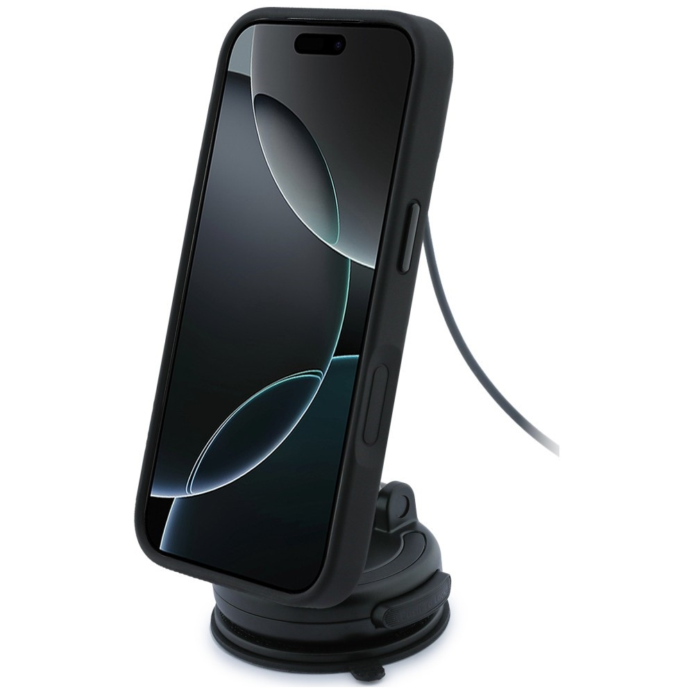 Kryt Mercedes Foldable Magnetic Vintage Logo Induction Car Charger black