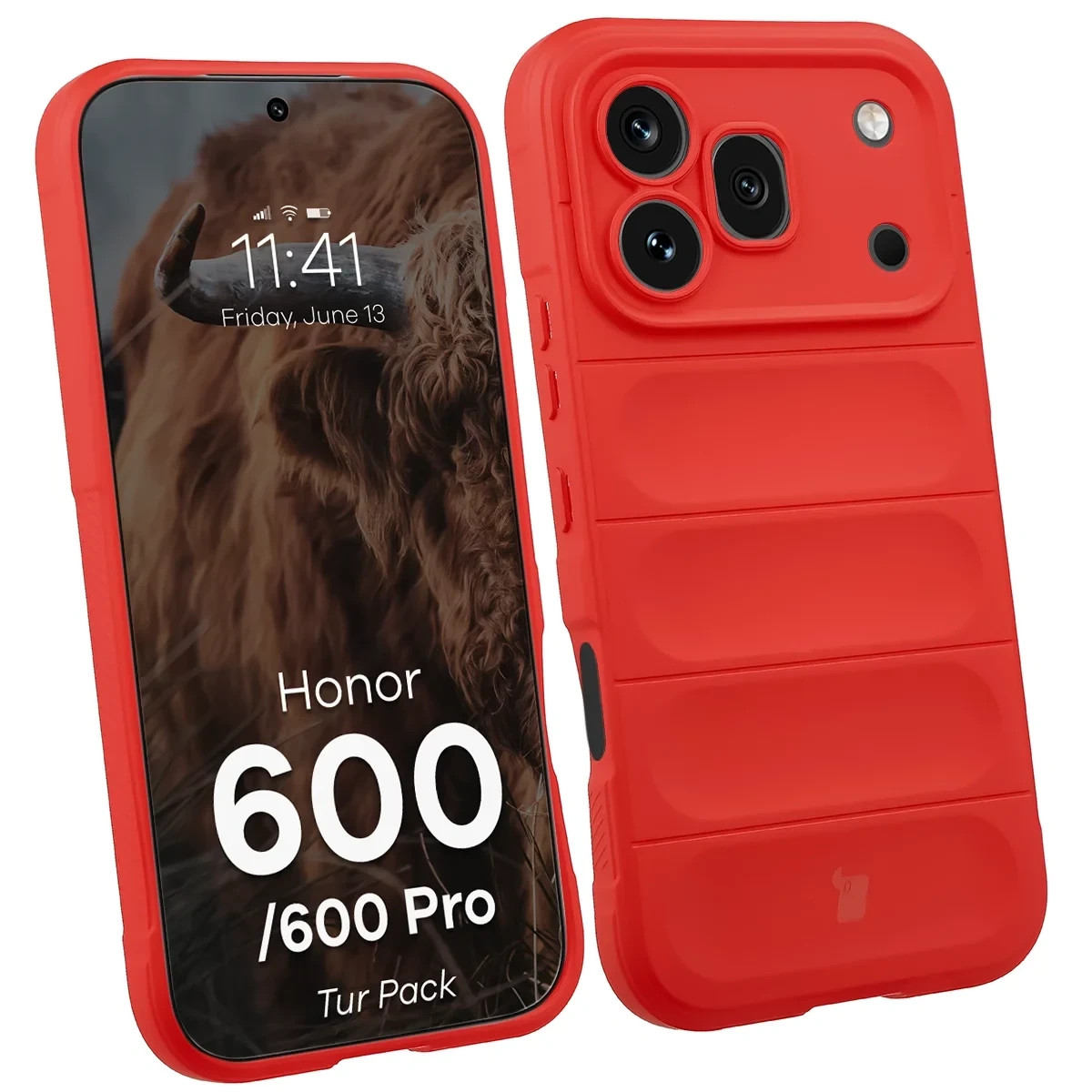Kryt Bizon Tur Pack Honor 600 5G / 600 Pro 5G, red