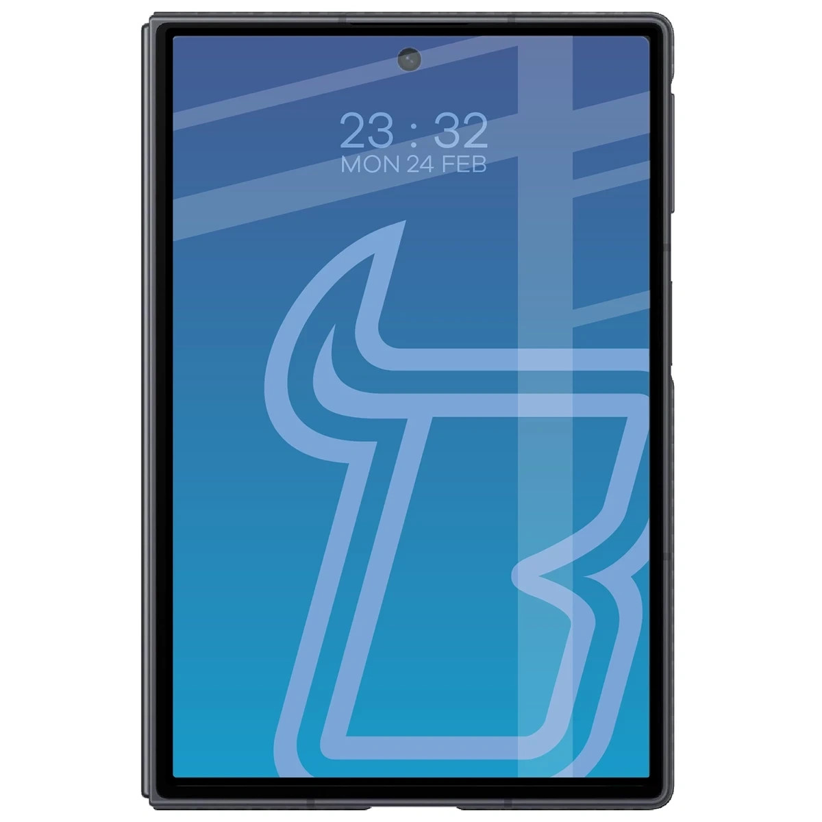 Ochranné sklo Bizon Glass Edge Duo Samsung Galaxy Z Fold8, black frame [2 PACK]