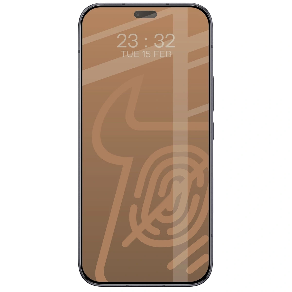 Ochranné sklo Bizon Glass Matte Honor 600 Lite 5G, black frame