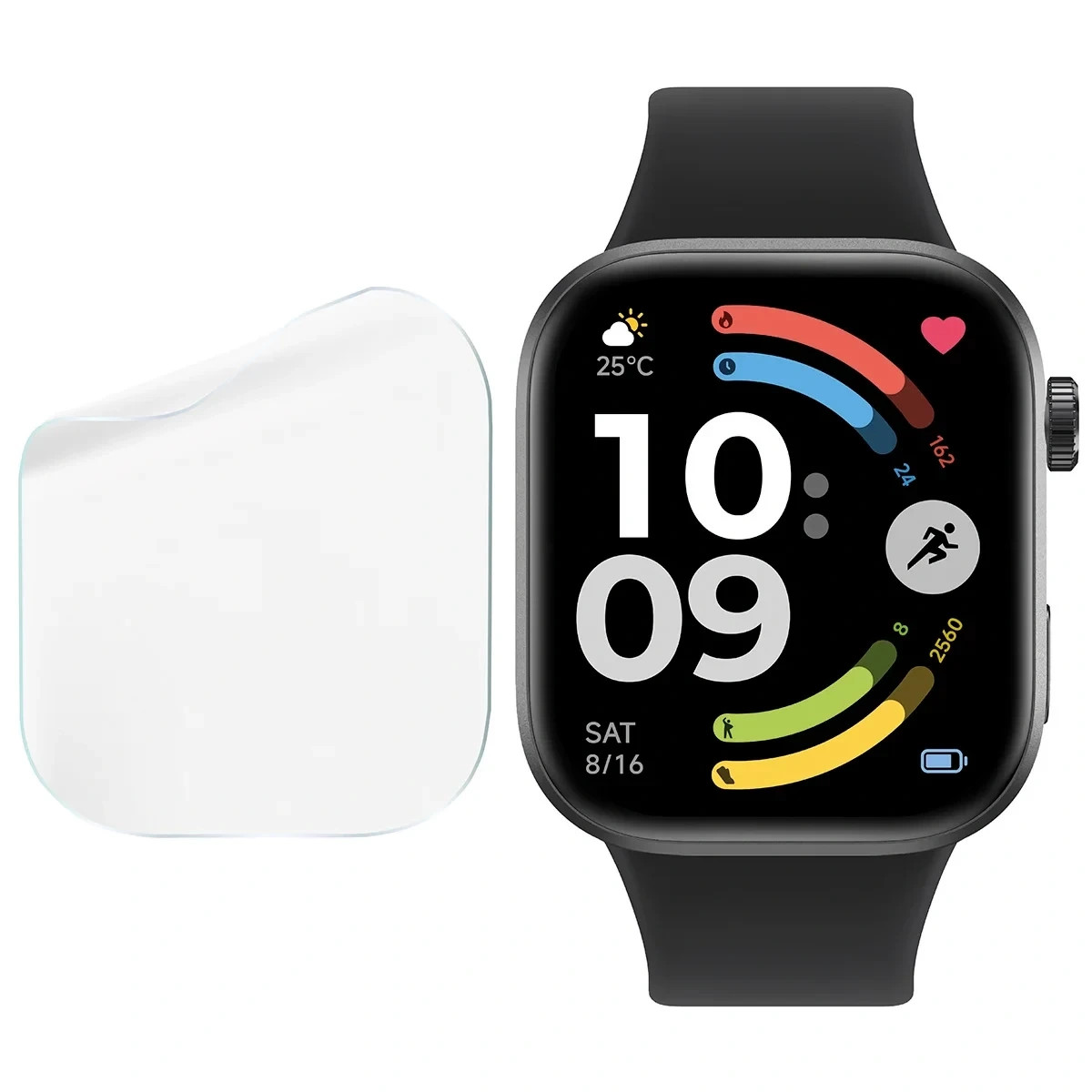 Ochranná fólie Bizon Watch Film HydroFlex Xiaomi Redmi Watch 6 [6 PACK]