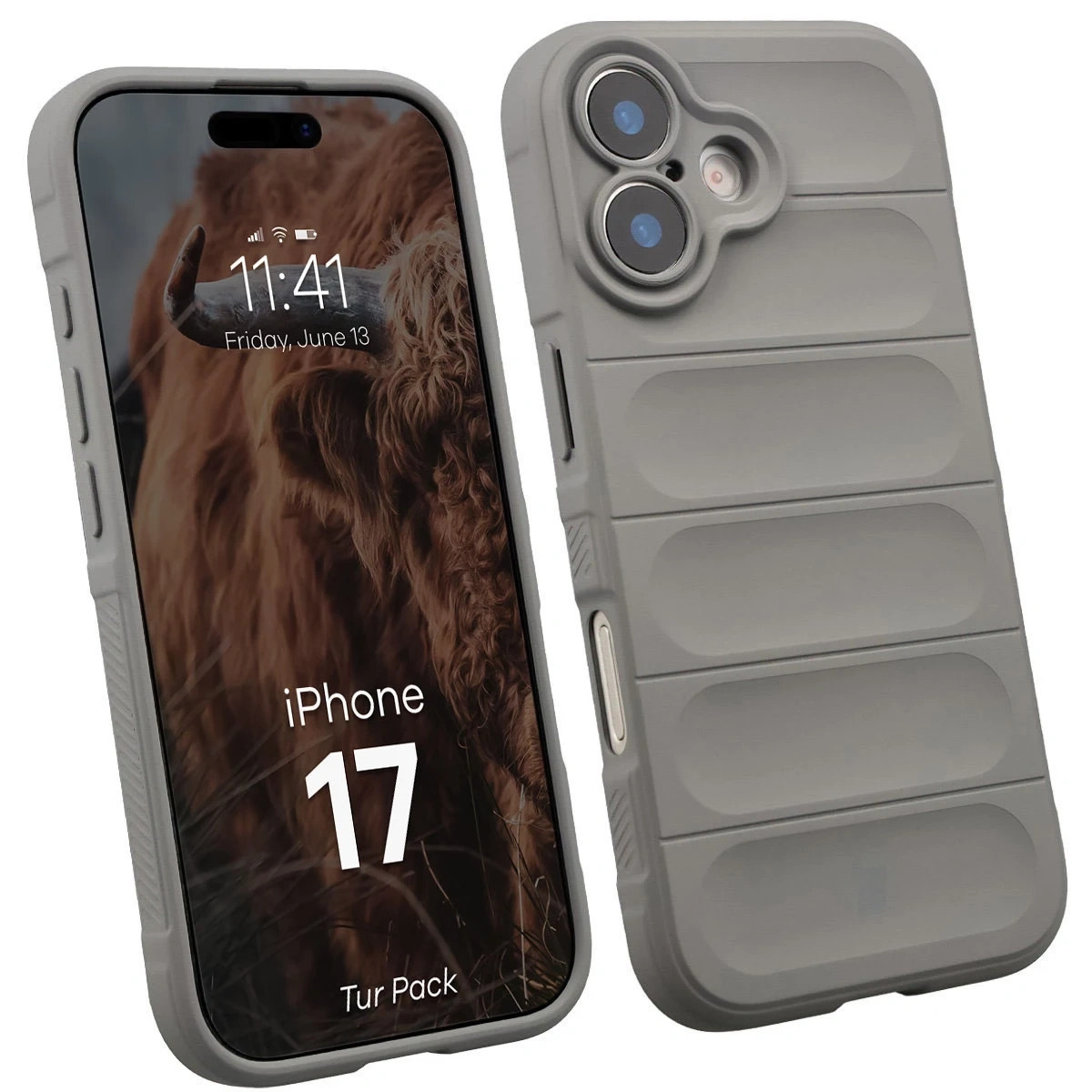 Kryt Bizon Tur Pack Apple iPhone 17, light grey