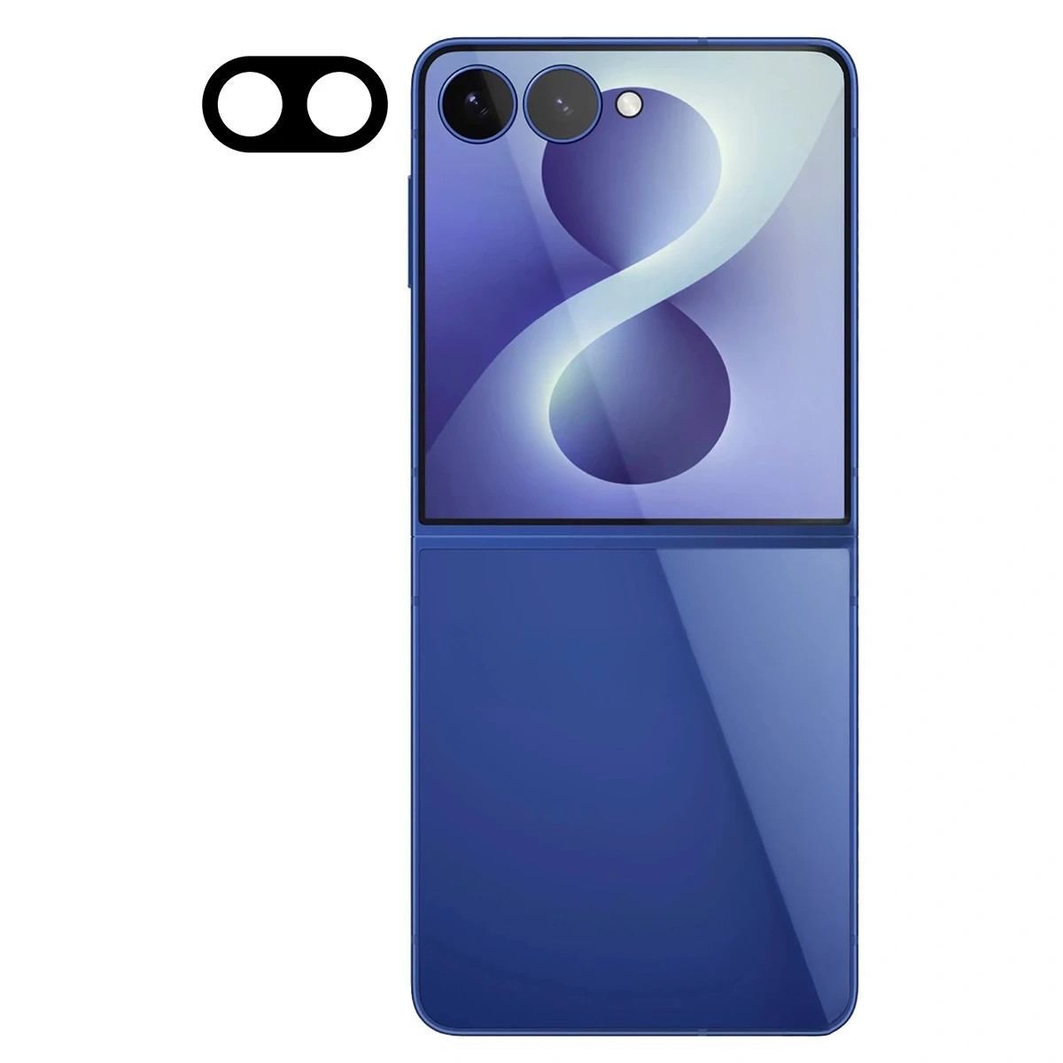 Ochranné sklo Bizon Glass Lens Samsung Galaxy Z Flip8 [2 PACK]