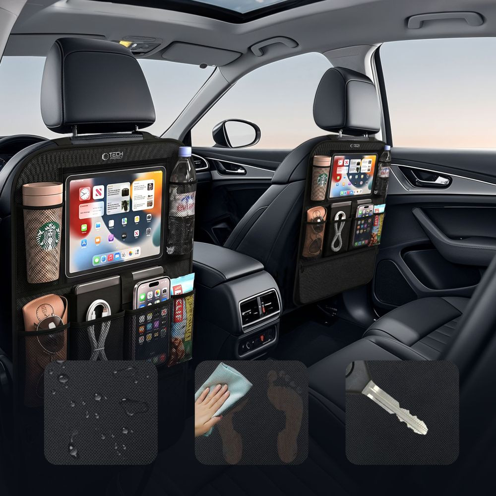 Kryt Tech-Protect UCA200 Backseat Car Organizer Black
