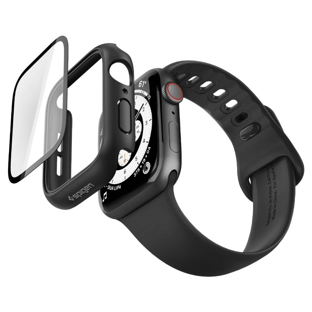 Spigen Thin Fit 360 Apple Watch 4 / 5 / 6 / SE 1 / 2 / 3 44 mm Black