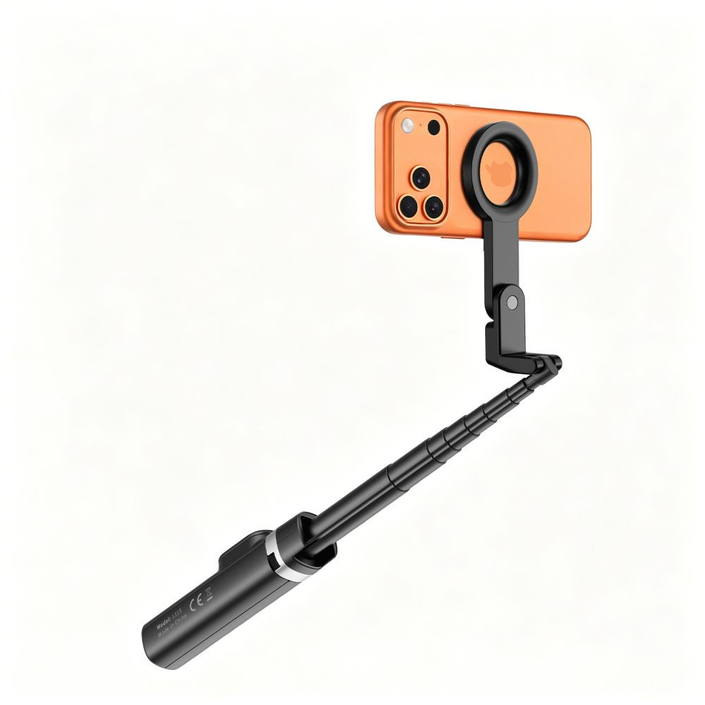 Kryt Tech-Protect L11S MagSafe Bluetooth Selfie Stick Tripod Black