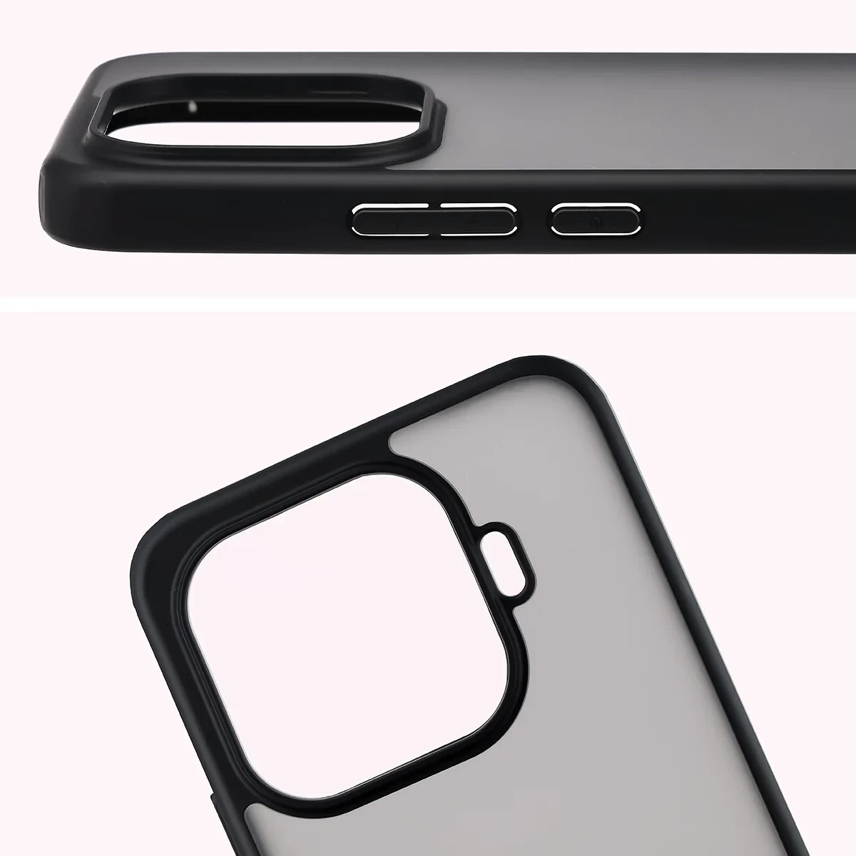 Kryt + szkło hartowane Bizon Angelo Pack do Xiaomi 17T, barva černá