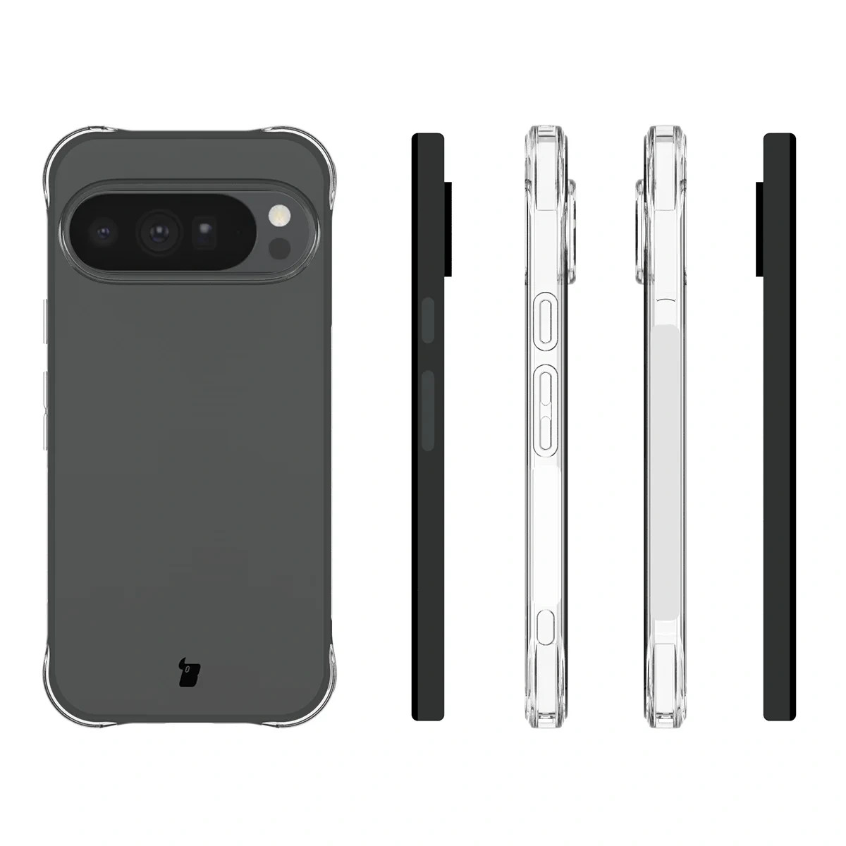 Kryt Elastyczne etui Bizon Case Salpa do Google Pixel 11 Pro XL, barva čirá