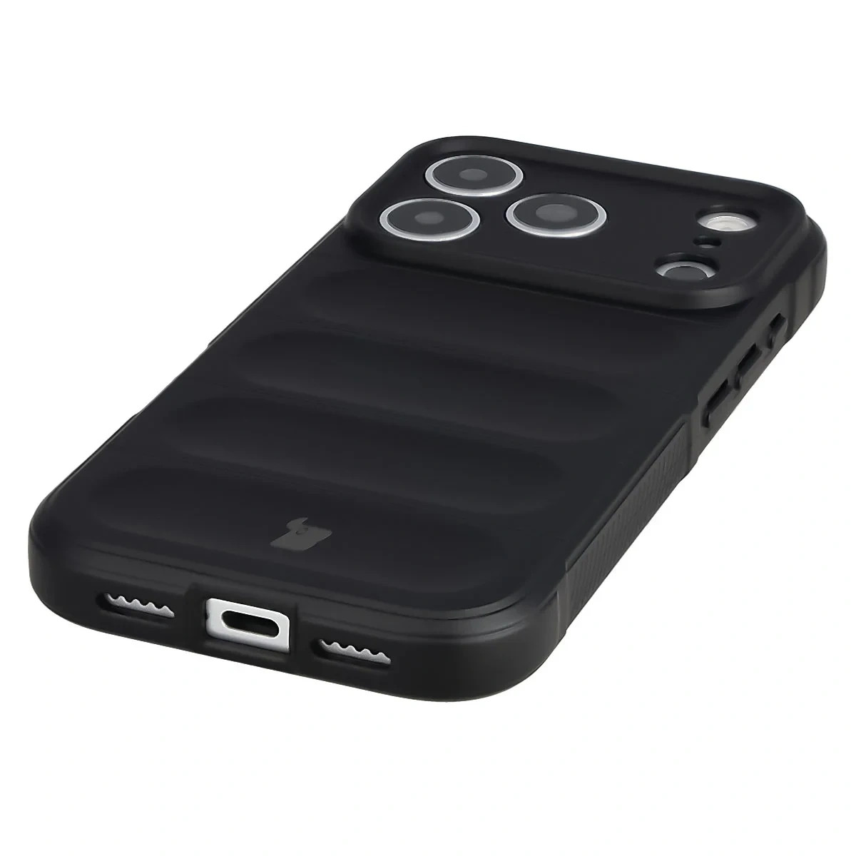 Kryt + szkło hartowane Bizon Tur Pack do iPhone 17 Pro, barva černá