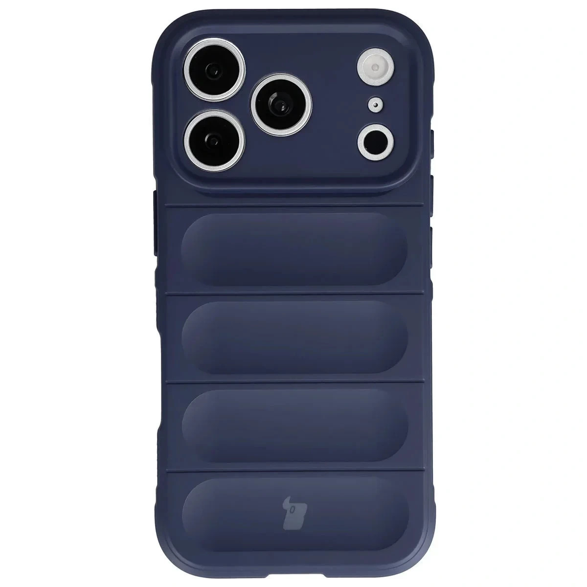 Kryt Pancerne etui + szkło hartowane Bizon Tur Pack do iPhone 17 Pro, barva tmavě modrá