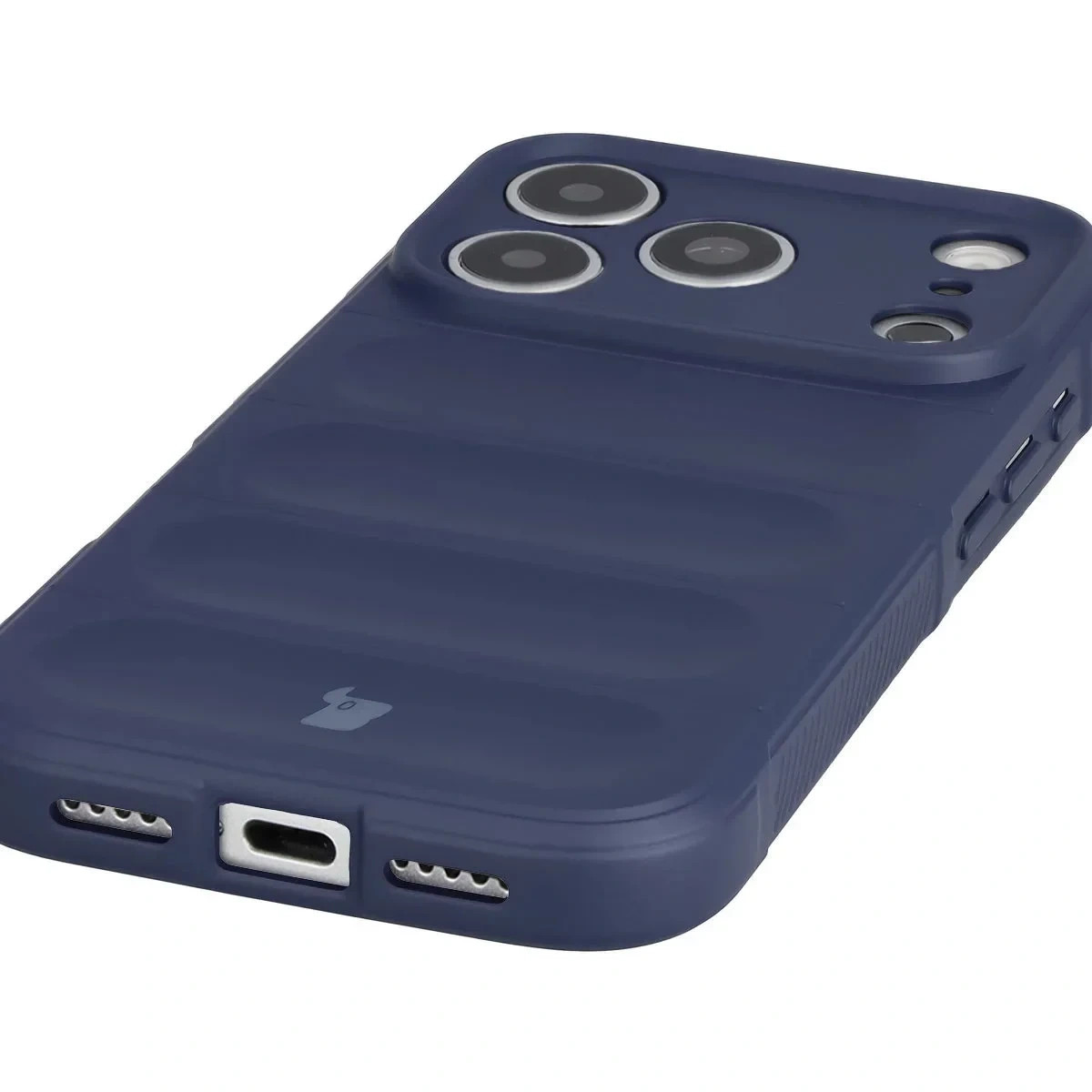 Kryt + szkło hartowane Bizon Tur Pack do iPhone 17 Pro, barva tmavě modrá
