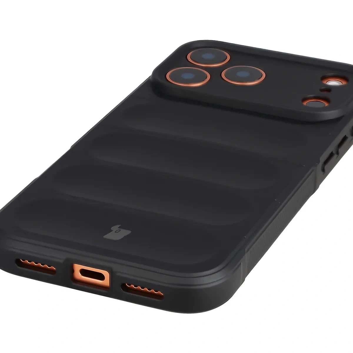 Kryt + szkło hartowane Bizon Tur Pack do iPhone 17 Pro Max, barva černá