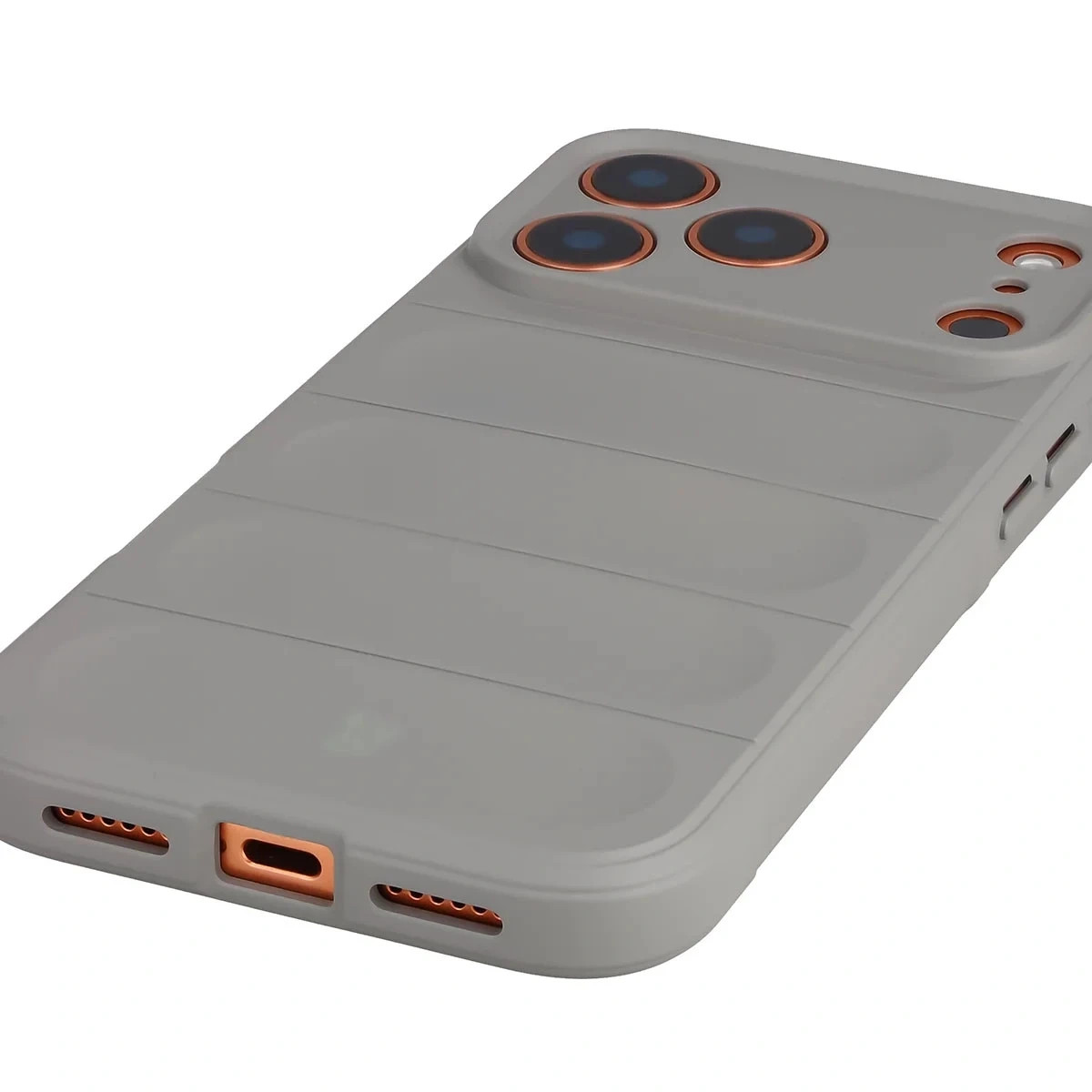 Kryt + szkło hartowane Bizon Tur Pack do iPhone 17 Pro Max, jasnobarva šedá