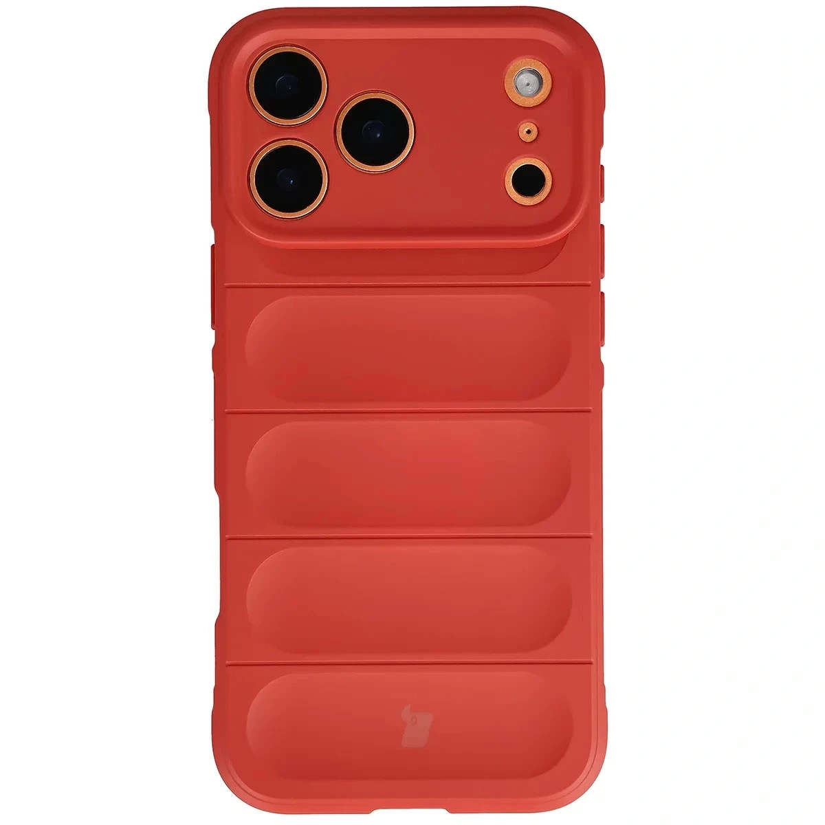 Kryt Pancerne etui + szkło hartowane Bizon Tur Pack do iPhone 17 Pro Max, barva červená