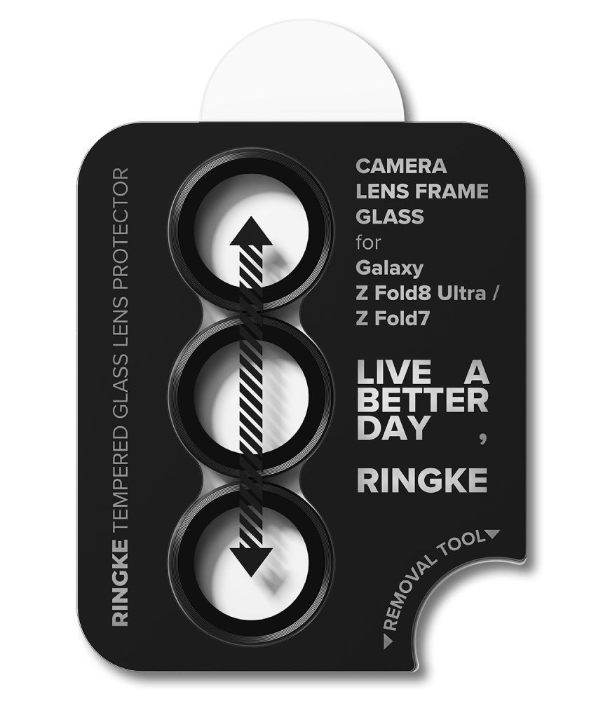 Kryt Ringke Camera Frame Samsung Galaxy Z Fold 7 / 8 Ultra Black [2 PACK]