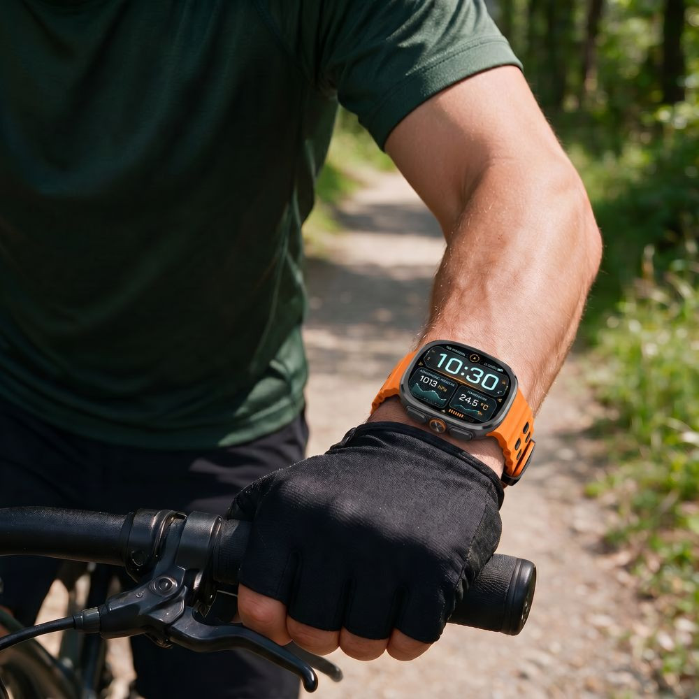 Kryt Tech-Protect Iconband Pro Samsung Galaxy Watch Ultra 1 / 2 2024-2026 47 mm Orange/black