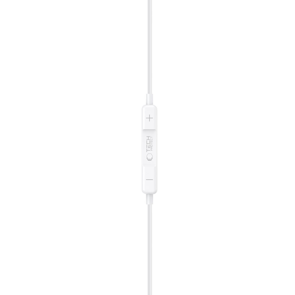 Sluchátka Tech-Protect Ultraboost Mini Jack Earphone Core G3 White