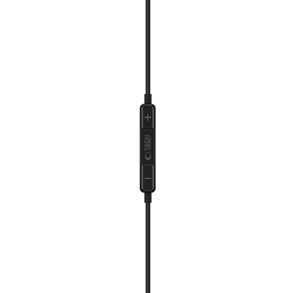 Sluchátka Tech-Protect Ultraboost Mini Jack Earphone Core G3 Black