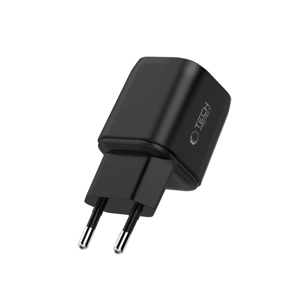 Síťová nabíječka Tech-Protect NCA100W-GAN-AVS 3-port Network Charger PD 3.2 100W / QC3.0 Black