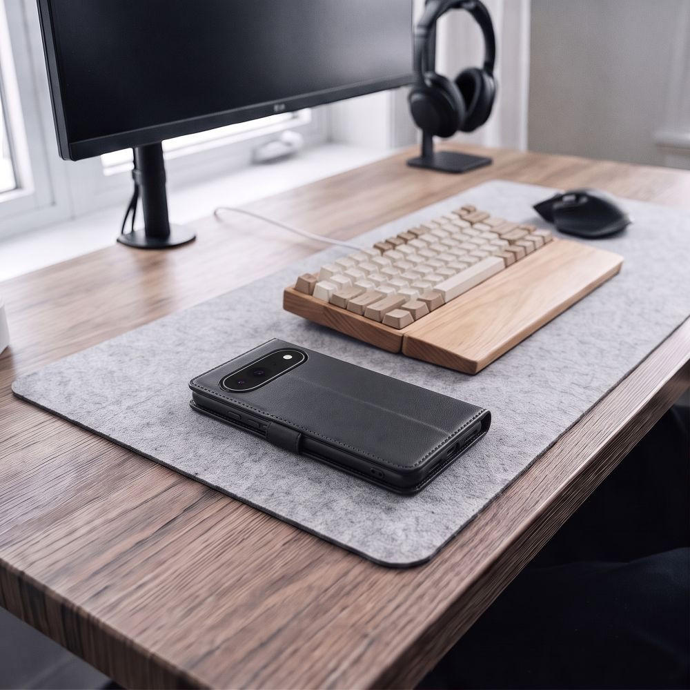 Knížkové pouzdro Tech-Protect Wallet Google Pixel 11 / 11 Pro Matte Black