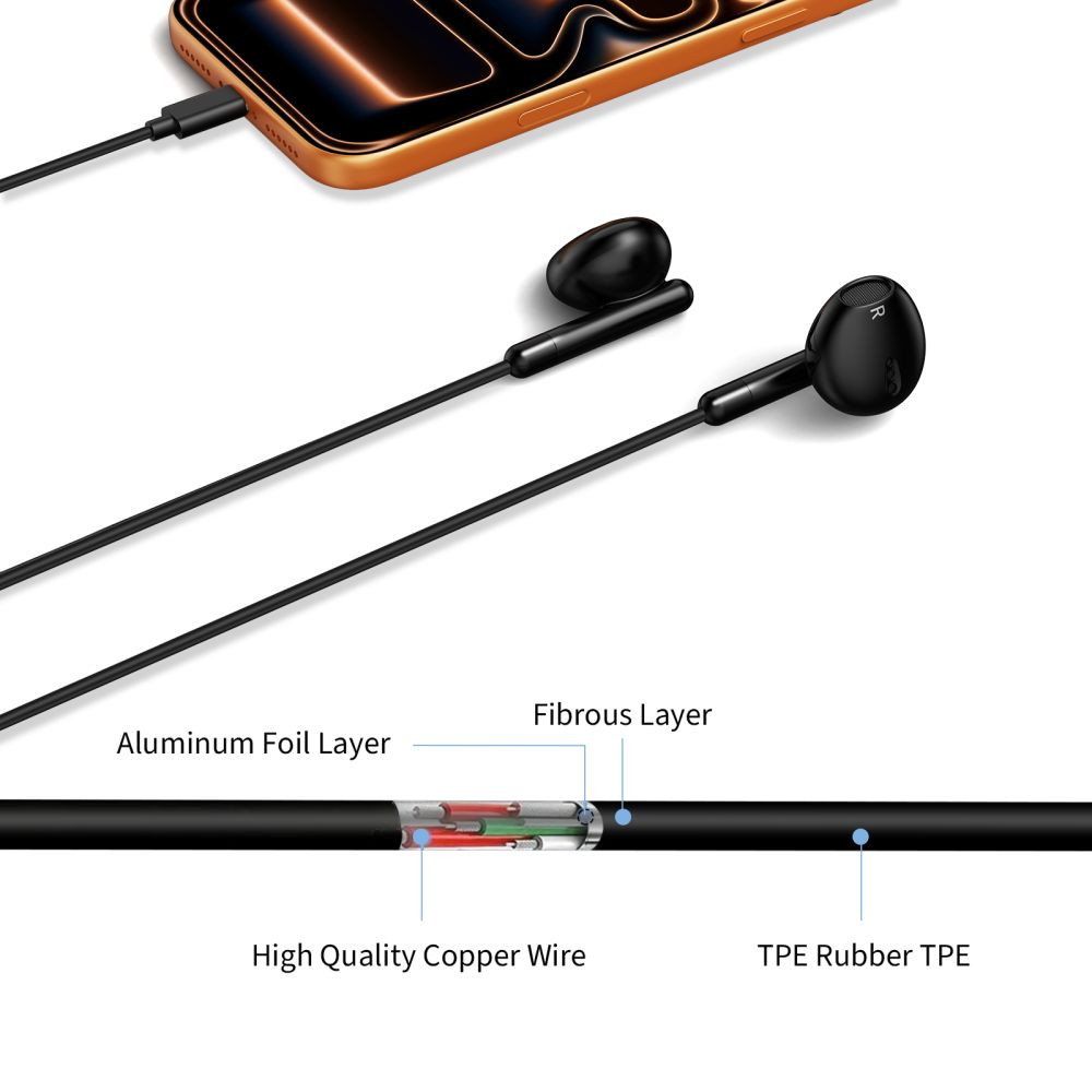 Kryt Tech-Protect Ultraboost USB-C Earphone Core G4 Black