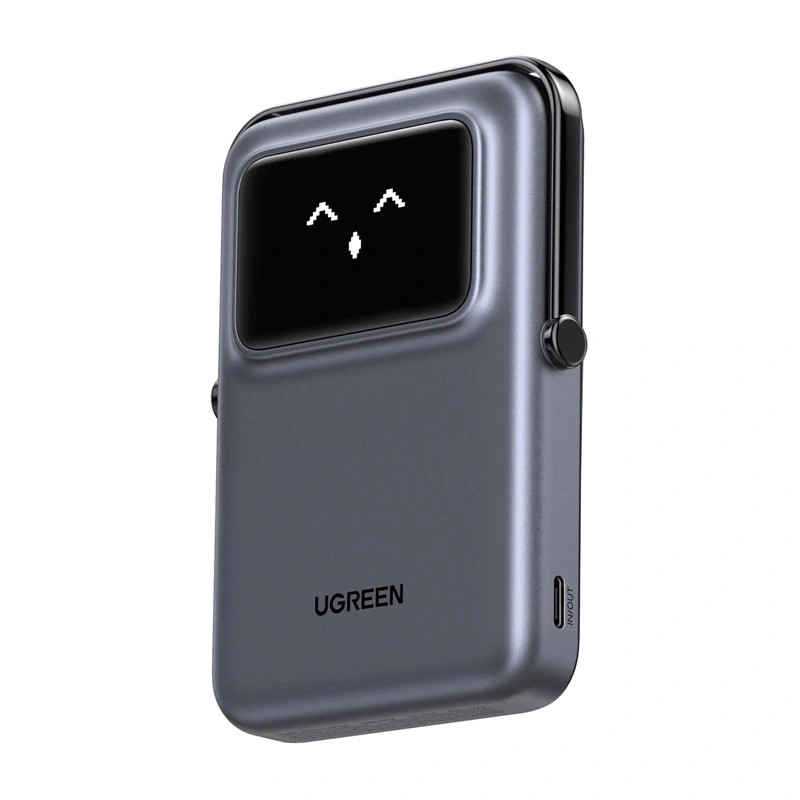 Kryt UGREEN UNO PB764 Magnetic Power Bank 10000mAh, Qi2 15W (gray)