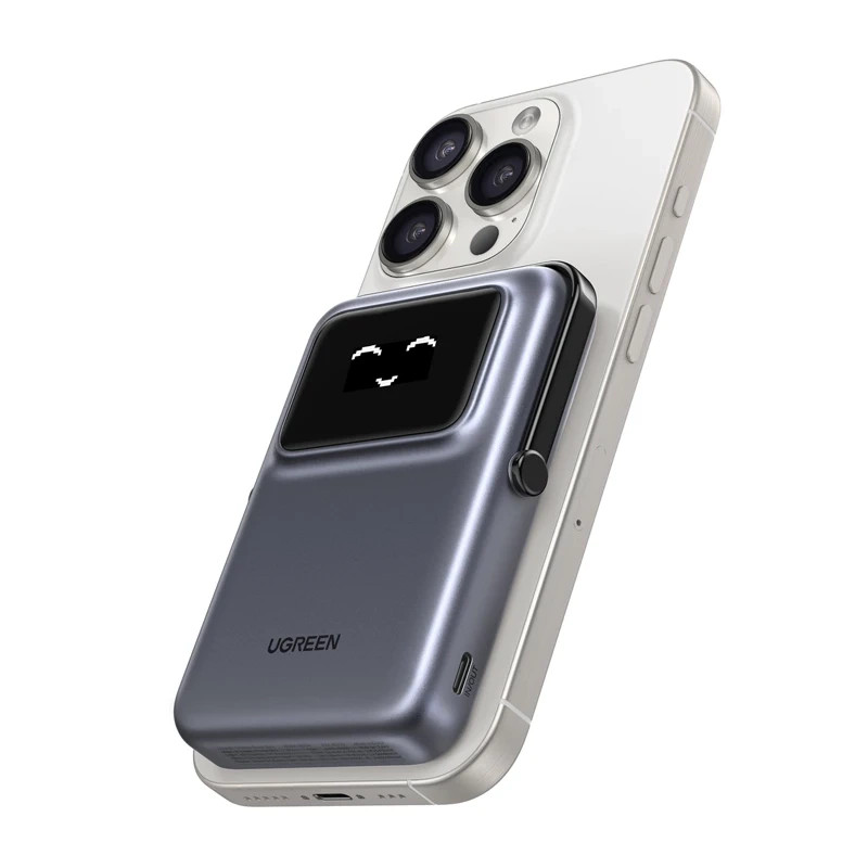 UGREEN UNO PB764 Magnetic Power Bank 10000mAh, Qi2 15W (gray)