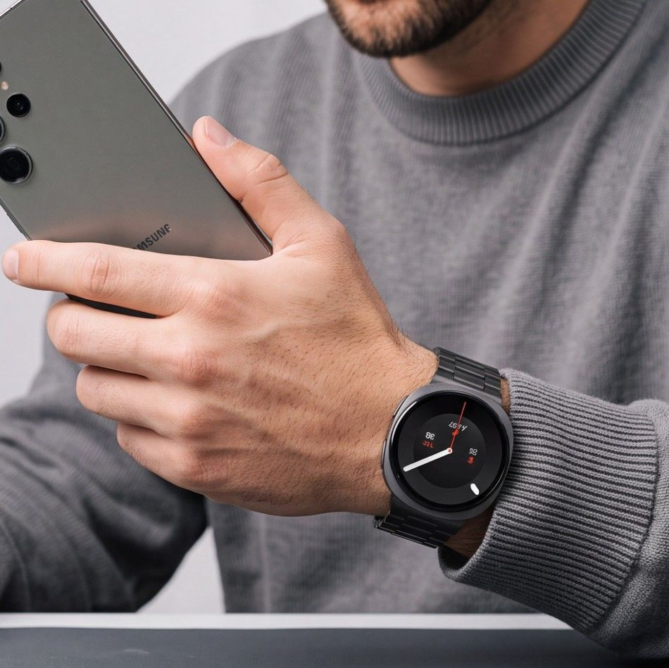 Kryt Tech-Protect Stainless Samsung Galaxy Watch 8 / 9 / Classic 40 / 44 / 46 mm Black