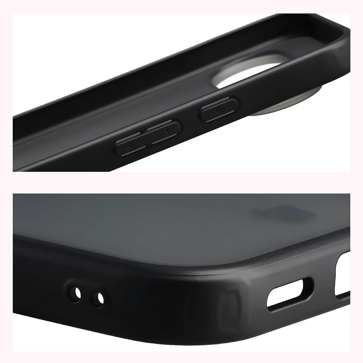 Kryt Bizon Case Angelo Google Pixel 11 Pro XL / 10 Pro XL, smoked with a black frame