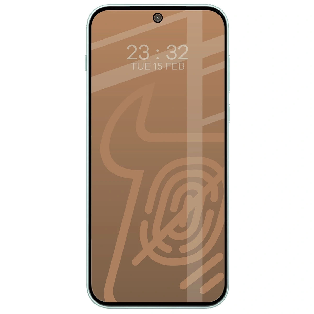 Ochranné sklo Bizon Glass Matte OnePlus Nord 6, black frame