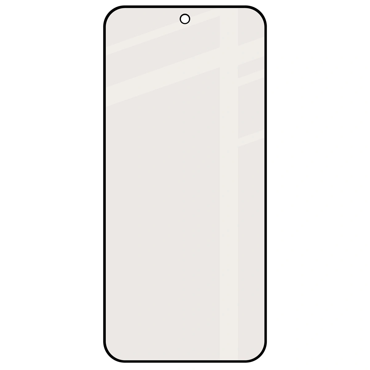 Ochranné sklo Bizon Glass Matte Oppo Reno16 F / Reno16 FS 5G, black frame