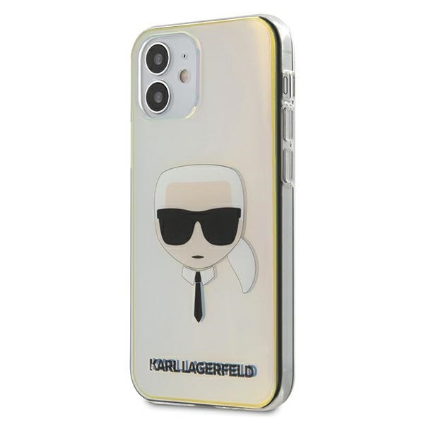 Kryt Karl Lagerfeld KLHCP12SPCKHML Apple iPhone 12 mini multicolor hardcase Iridescent Karl`s Head